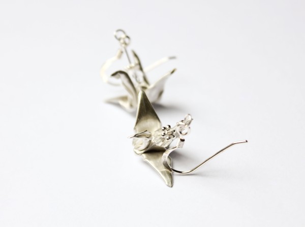 Fine_Silver_Origami_crane_earrings_quartz_crystal_2